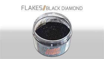 Black diamond flakes Custom Creative