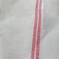 Råå kökshandduk 50x70 cm, röd/vit