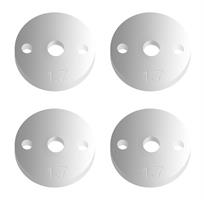 FT 12mm Pistons V2, 2 x 1.7 mm, flat