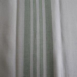 Sofiero påslakan barnsäng 110x125 cm, vit/ljusgrön rand