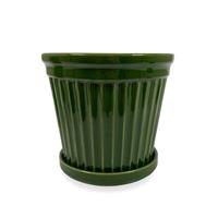 Kruka Terra Stripe Glaze green  XL