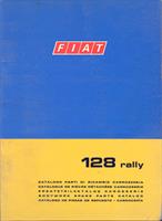 Reservdelskatalog karosseri begagnad original Fiat 128 Rally