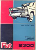 Reservdelskatalog mekanik begagnad original Fiat 2300