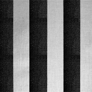 Malen kuddfodral 50x50 cm, svart/vit