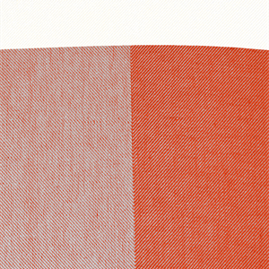 Arild handduk 50x70 cm, orange/vit