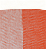 Arild handduk 50x70 cm, orange/vit