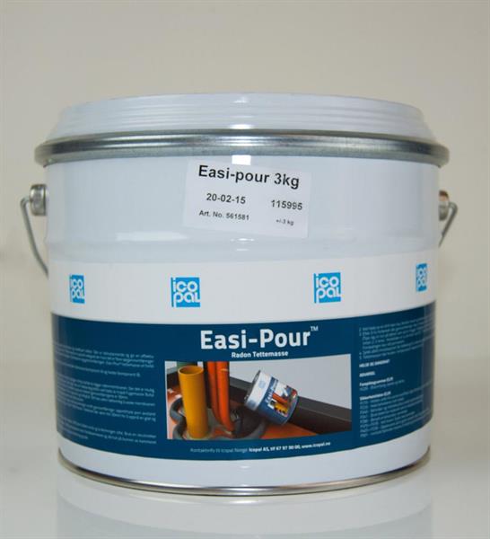 Easi-Pour flytende radonmembran, 3 kg (frakt tilko
