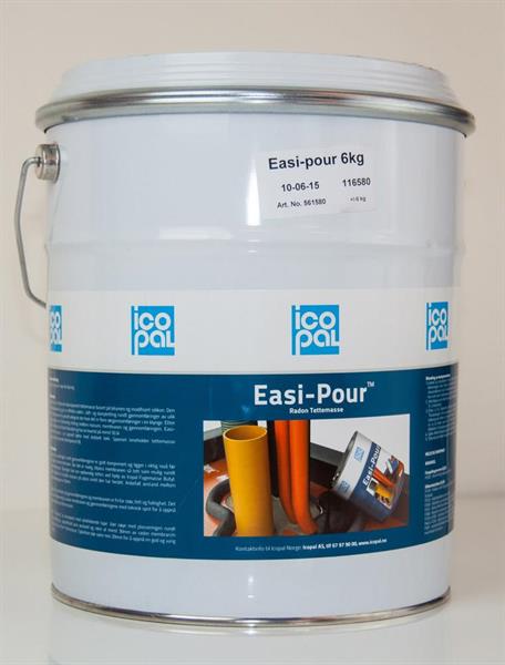 Easi-Pour flytende radonmembran, 6 kg (frakt tilko
