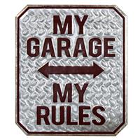 Plåtskylt "My Garage"
