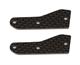 RC8B4 FT front upper susp. arm inserts, carbon 2mm