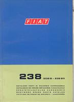 Reservdelskatalog karosseri begagnad original Fiat 238