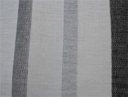 Vejbystrand handduk 50x70 cm, svart/stålgrå