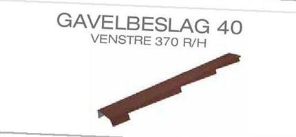 Gavlbeslag venstre 1200 mm