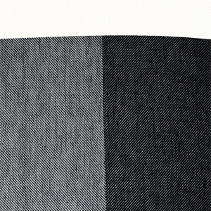 Arild badlakan 90x150 cm, svart/vit