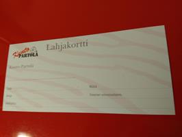 Hierontalahjakortti 75 min