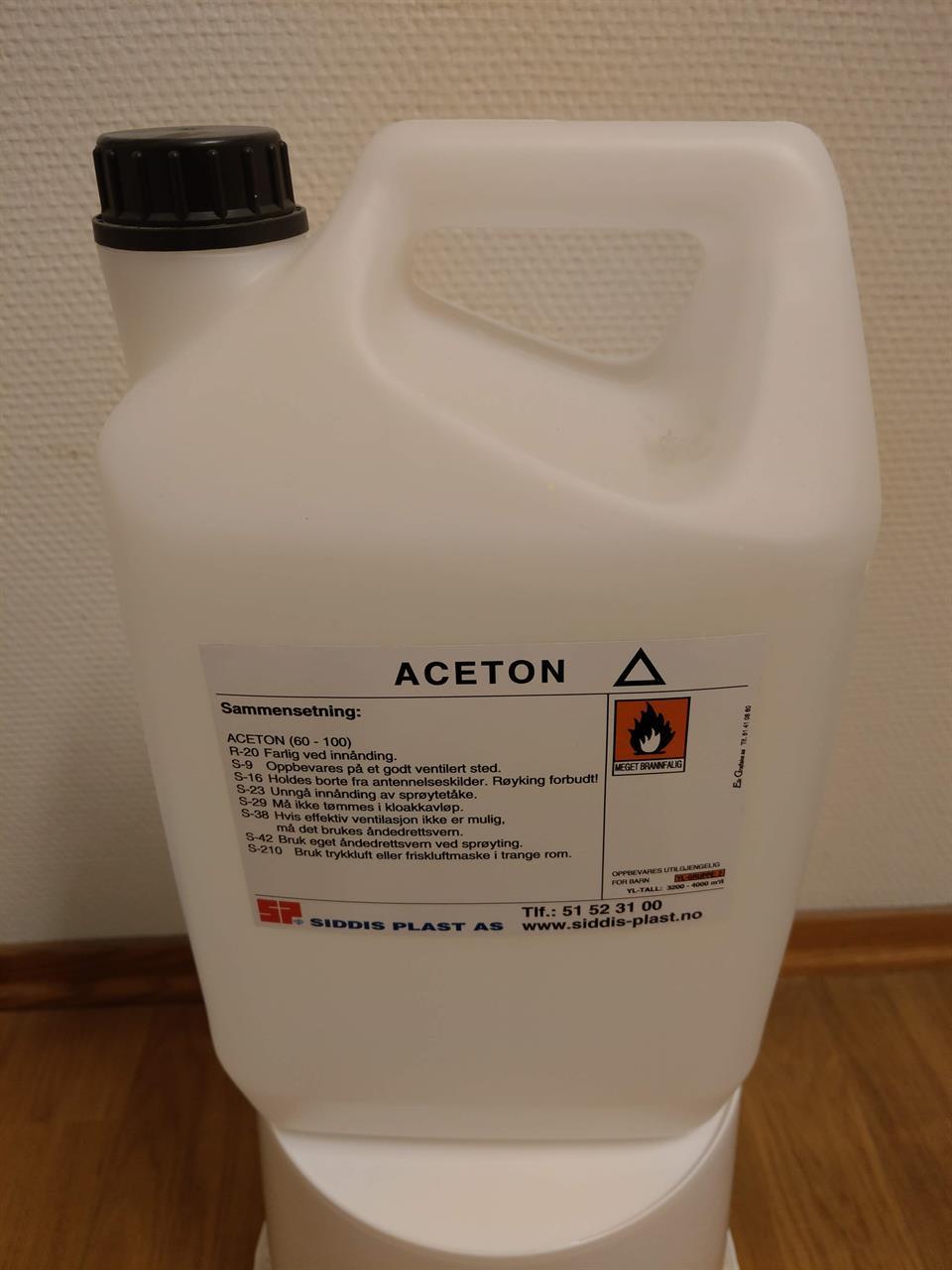 Aceton Reiniger, 5 Liter Kanister