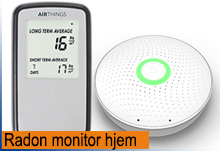 Digitale instrumenter for radonmåling hjemme