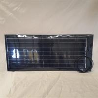 100W fleksibelt solcellepanel supertynt 56x128cm