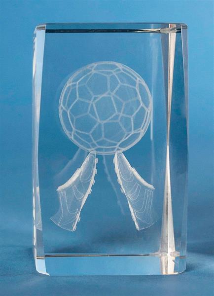 3D Glas Fotboll