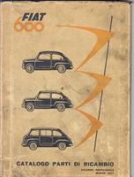 Reservdelskatalog mekanik begagnad original Fiat 600