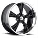 BOSS 338. 18x9,5 Svart/Polerad kant