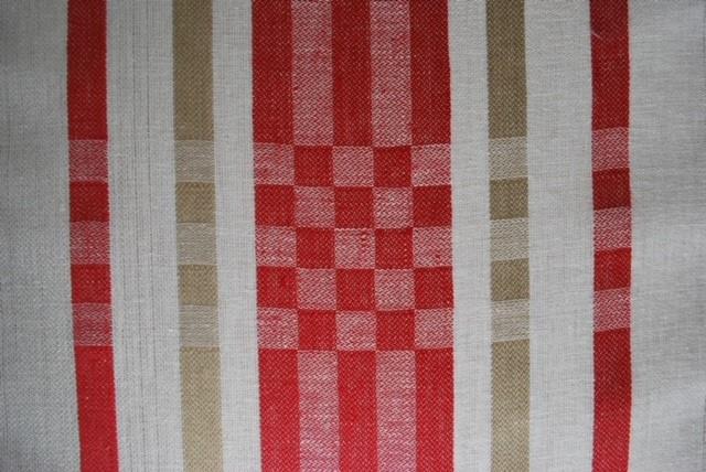 Torekov bordstablett 37x45 cm, natur/röd/vit 2-pack