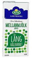 Arla Mellan Laktosfri (H-Mjölk) 1,5% (10 x 1 L)