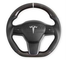 STEERING WHEEL - CARBON FBR - 17-22 / 20-22 TESLA