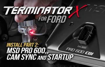 Terminator X for Ford Part 2: Installing MSD Pro 600 & Cam Sync on SB Ford - www.holleyefi.se