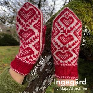 "Ingegärd" tjockt garn garnpaket o beskrivning
