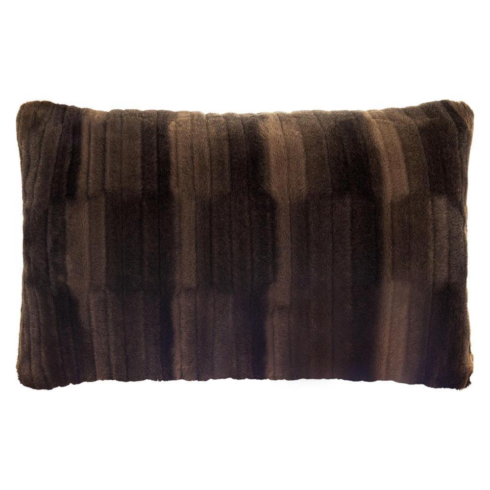 Browny cushion L - Chocolate