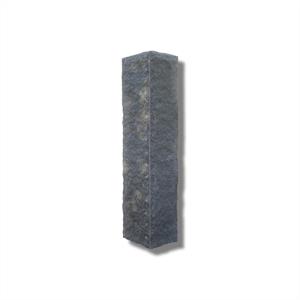 Stolpe granit 140x25x25cm mörkgrå G654