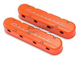 2-PIECE VALVE COVER GM LS CHEVROLET LOGO