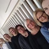 Louise, Evelina, Christina, Jessica, Helen, Marie, Anette och Annie