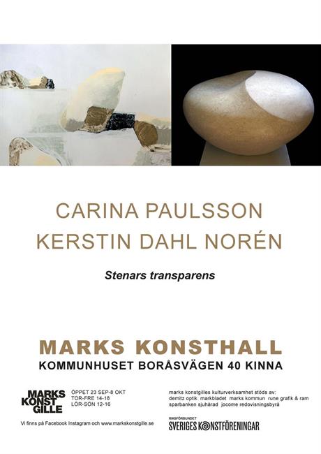 Carina S Paulsson och Kerstin Dahl Norén - 23 sep -- 8 okt 2023