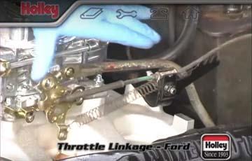 Attaching Ford Throttle Linkage To A Holley Carb - www.holleyefi.se