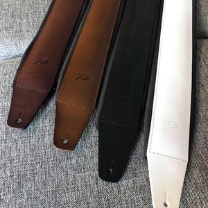 Profile FPB06 Pro Italian Leather Guitar Strap Light Tan