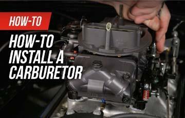 How To: Install A New Carburetor - www.holleyefi.se