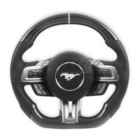 STEERING WHEEL - CARBON FIBER HTD - 18-23 MUSTANG