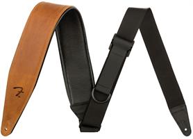 Fender Right Height Leather Strap, Cognac