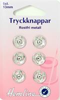 Tryckknappar 6-pack 13 mm