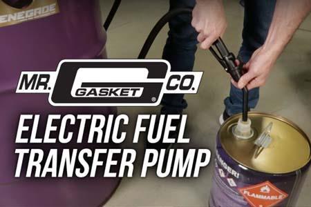 Mr. Gasket Electric Fuel Transfer Pump For Fuel Drums - www.holleyefi.se