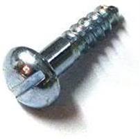  Treskrue 2,5 x 10 mm kulehode rettspor elgalv.