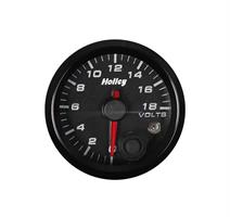 2-1/16 HOLLEY VOLT GAUGE-BLK