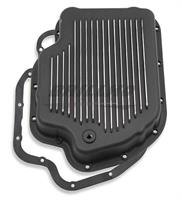 TRANS PAN GM TH-400 BLACK ALUMINUM