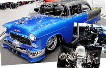 Savage Already Racking Up Awards With Street/Strip '55 Chevy Showstopper - www.holleyefi.se