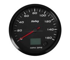 4-1/2 HOLLEY 160 GPS SPEEDO-BLK