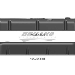 BBC HOLLEY VALVE COVERS,FINNED,NON-EMIS,