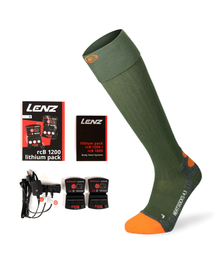 Lenz Set of Heat sock 4.1 + rcB 1200, green S