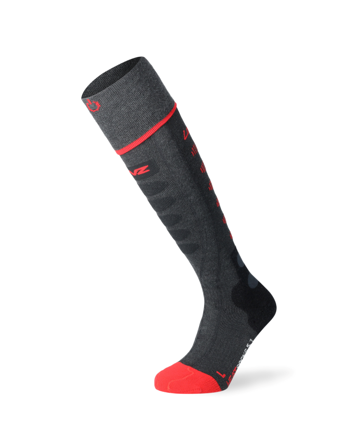 Lenz heat sock 5.1 toe cap dark grey